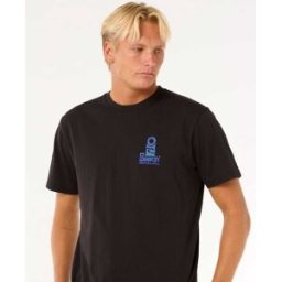 Rip Curl T-shirt à manches courtes VaporCool Search Stack Black XL male
