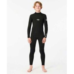 Rip Curl Combinaison enfant Dawn Patrol 4/3 Zip dos Black 6 female