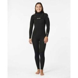 Rip Curl Combinaison femme Dawn Patrol Perf 5/3 Zip poitrine Black 6 female