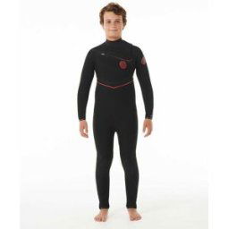 Rip Curl Combinaison enfant Flashbomb Fusion 4/3 Zip poitrine Black 6 male