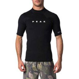 Rip Curl Veste de surf Peak Energy manches courtes Zip dos Black XS male