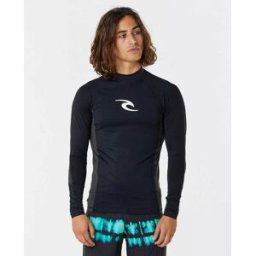 Rip Curl T-shirt protection UV à manches longues Waves UPF Perf Black XL male