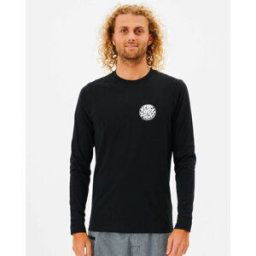 Rip Curl T-shirt protection UV à manches longues Icons Of Surf Black XS male