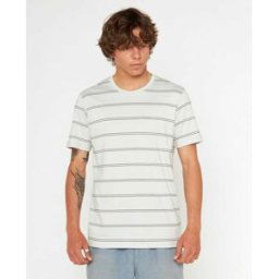 Rip Curl Plain Stripe Tee Mint S male