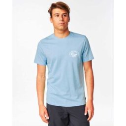 Rip Curl T-shirt à manches courtes Destee Newquay Blue Stamp XS male