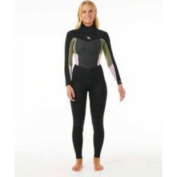 Rip Curl Combinaison femme Omega 3/2 Zip dos Khaki 6 female