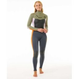 Rip Curl Combinaison femme Dawn Patrol 4/3 Zip poitrine Charcoal 4 female