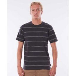 Rip Curl T-shirt à manches courtes plain Stripe Washed Black S male