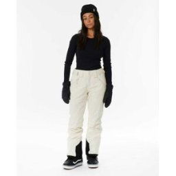 Rip Curl Pantalon de ski taille haute Rider Off White L female