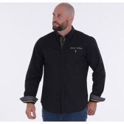 Chemise à manches longues Ruckfield Maison de Rugby noir