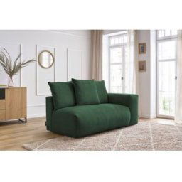 Chauffeuse 2 places avec accoudoir pour canapé modulable VOLTAIRE vert angle droit BOBOCHIC 2 places Angle droit