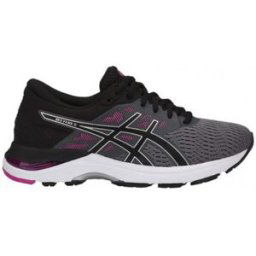 Chaussures Asics CHAUSSURES RUNNING GEL FLUX 5 - CARBON/BLACK/FUCHSIA RED - 38 Noir