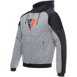 Dainese - Daemon - Tissus - Men - Melange-gray/black/red-fluo - 44
