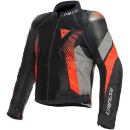 Dainese - Super Rider 2 Absoluteshell Jacket - Imperméables - Men - Black/dark-gull-gray/fluo-red - 54
