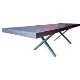 Table Calligaris extensible gris 180x100x75