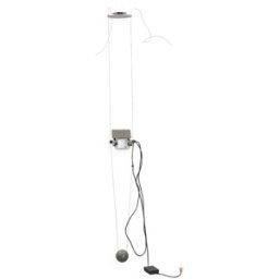 Suspension Abolla par CP&PR Associati, Artemide gris 12x21x280