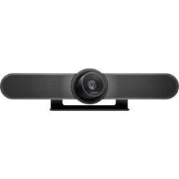 Webcam 4K Logitech MeetUp 3840 x 2160 Pixel pied de support, support à pince