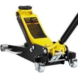 VEVOR Cric Hydraulique Rouleur Capacité de 2,5 T Cric de Plancher Hydraulique à Profil Bas Hauteur 95-475 mm Cric de Service Profil Bas Utilisé pour Une Utilisation Industrielle Générale ou Intensive