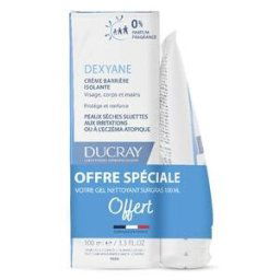 Ducray Dexyane Crème Barrière Isolante 100ml + Gel Nettoyant Surgras 100ml