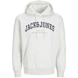Pull Jack & Jones Caleb Sweat Hood Blanc