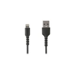 StarTech.com Cable USB-A vers Lightning Noir Robuste 1m - Cable de Charge/Synchronisation de Type A vers Lightning en Fibre Aramide - iPad/iPhone 12 - Certifie Apple MFi (RUSBLTMM1MB) - cable Lightning - Lightning / USB - 1 m