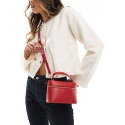 ASOS DESIGN - Sac bandouliÃ¨re style vanity avec bandouliÃ¨re amovible - Rouge Rouge No Size female