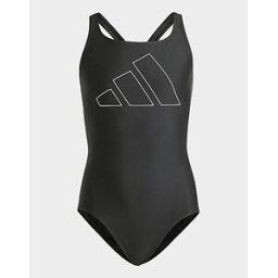 JD Sports adidas Maillot de bain Performance Big Bars Enfants - Black / White, Black / White