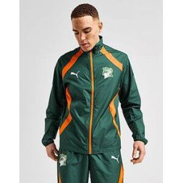 JD Sports PUMA Veste de survêtement Côté d'Ivoire Avant Match Homme - Green, Green