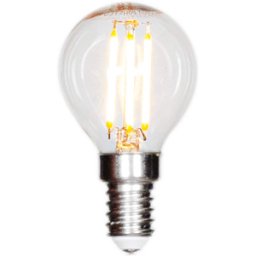 By Rydéns Ampoule à filament LED globe dimmable E14 4W Transparent Ø4,5 cm