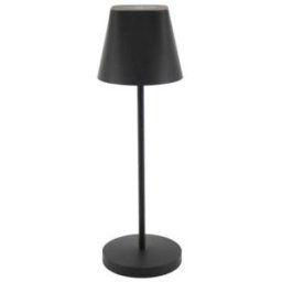 Lampe de décoration Unilux Ava - Led intégrée - Tactile - Abat-jour et socle noir