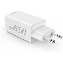 Chargeur secteur rapide Hama GaN compacte 3 ports - 2 USB-C et 1 USB-A - Power Delivery 65W - Blanc