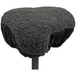 FISCHER Couvre-selle de vélo, réversible, gris/noir