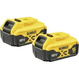 DEWALT DCB184P2-XJ Batterie pour outil 18 V 5 Ah Li-Ion