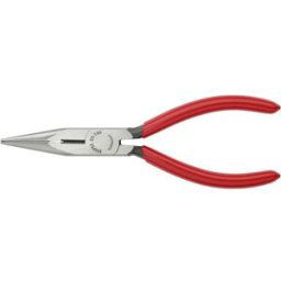 Knipex 25 01 160 pour lélectronique et la mécanique de précision Pince plate à becs ronds droite Acier électrique Vanadium 160 mm