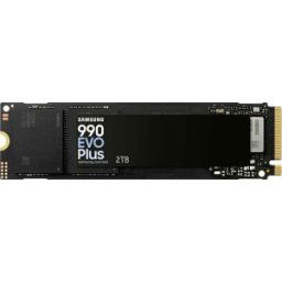 Samsung 990 EVO Plus 2 TB SSD interne NVMe/PCIe M.2 M.2 NVMe PCIe 4.0 x4, M.2 NVMe PCIe 5.0 x2 au détail MZ-V9S2T0BW