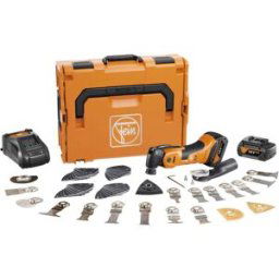 Fein Multimaster AMM 700 Max Top 71293661000 Outil multifonction sans fil + batterie, + 2 batteries, + chargeur, + accessoires, + mallette 65 pièces 18 V 4 Ah