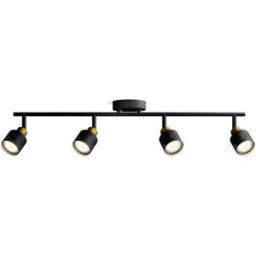 Philips Niall 8720169300132 Spot de plafond GU10 noir, or