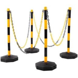 Jeu de poteaux darrêt avec chaîne, 13 pièces KS Tools 117.1550