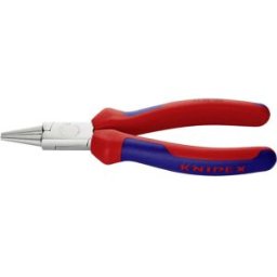 Knipex 22 05 160 pour latelier Pince à bouts ronds droite Acier magnétique Chrome-Vanadium 160 mm