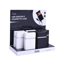 Etui 8 Cigarettes Champ + Briquet USB