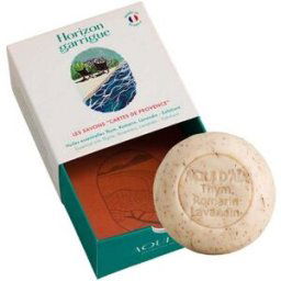 Aqui d'Aïa Savon Solide Exfoliant au Thym Romarin et Lavandin Horizon Garrigue male