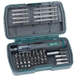 Brüder mannesmann green line BRÜDER MANNESMANN Kit d'embouts, 53 pièces, boîte plastique