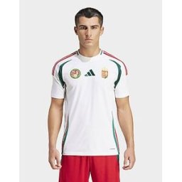 JD Sports adidas Maillot Extérieur Hongrie 24 - White / Collegiate Green / Team Victory Red, White / Collegiate Green / Team Victory Red