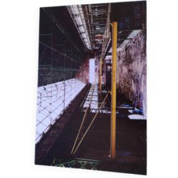 ART Photo industrielle, usine désaffectée sur aluminium noir 90x0x60