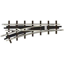 Busch (H0f) Voie ferrée de campagne 12341 Aiguillage, à gauche 66.6 mm 1 pc(s)