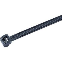 HellermannTyton 118-04701 T18ROS-PA66HS-BK Serre-câble 100 mm 2.50 mm noir stabilisé à la chaleur 500 pc(s)