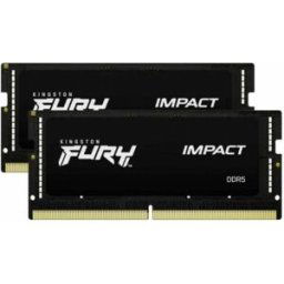 Kingston FURY Impact Mémoire pour PC portable DDR5 64 GB 2 x 32 GB non-ECC 5600 MHz SO-DIMM 262 broches CL40 KF556S40IBK2-64
