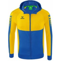 Veste à capuche d'entraînement enfant Erima Six Wings Bleu 10 ans Homme