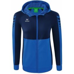 Veste à capuche d'entraînement femme Erima Six Wings Bleu 42 Femme