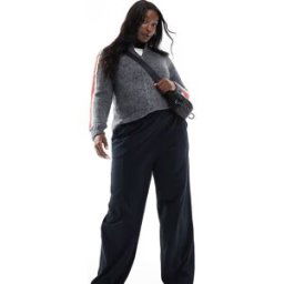 Asos Curve ASOS DESIGN Curve - Pantalon de jogging coupe droite - Noir Noir 3XL female